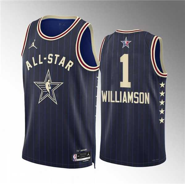 Men's 2024 All-Star #1 Zion Williamson Navy Stitched Basketball Jersey,We sell and wholesale Men's 2024 All-Star #1 Zion Williamson Navy Stitched Basketball Jersey on line form chian!